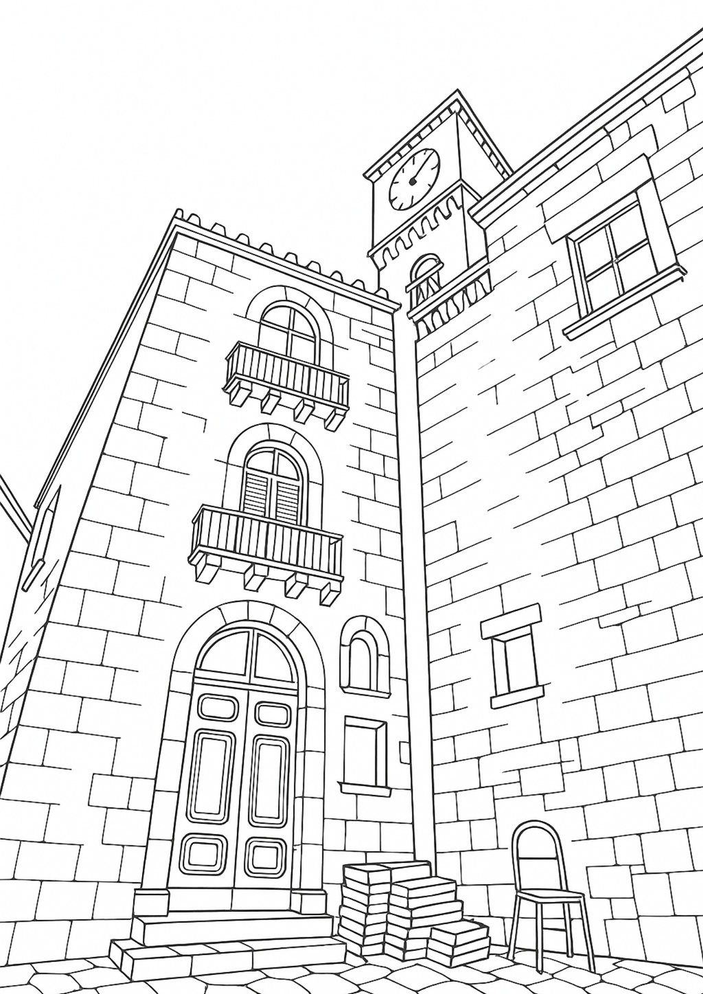 Sicily Colouring Book (Issue One) Illustrated by George Laing (Pre-Order) First Release of 50