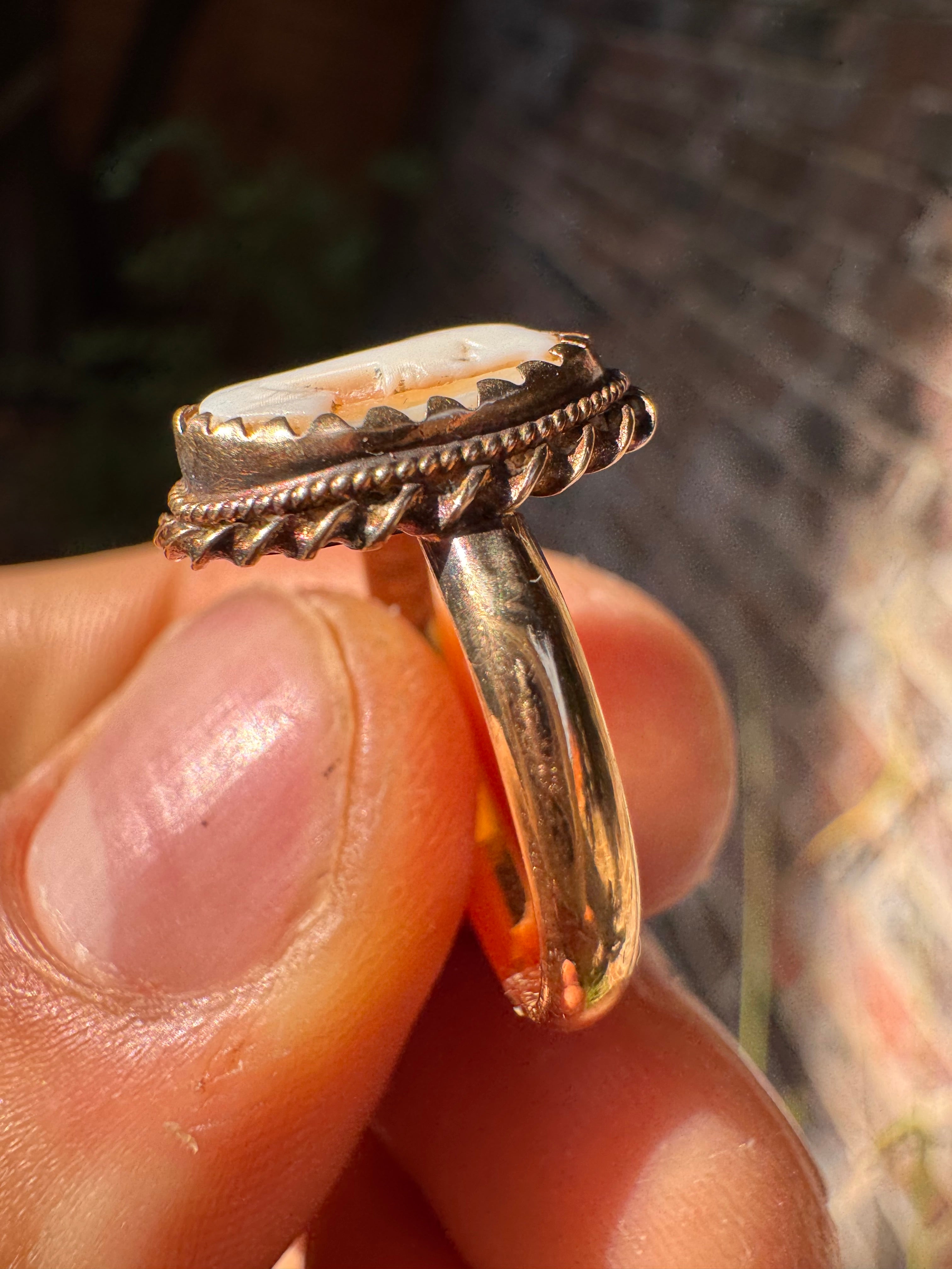 18ct Rose Gold Cameo Ring