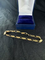 9ct Yellow Gold Curb Bracelet 7in