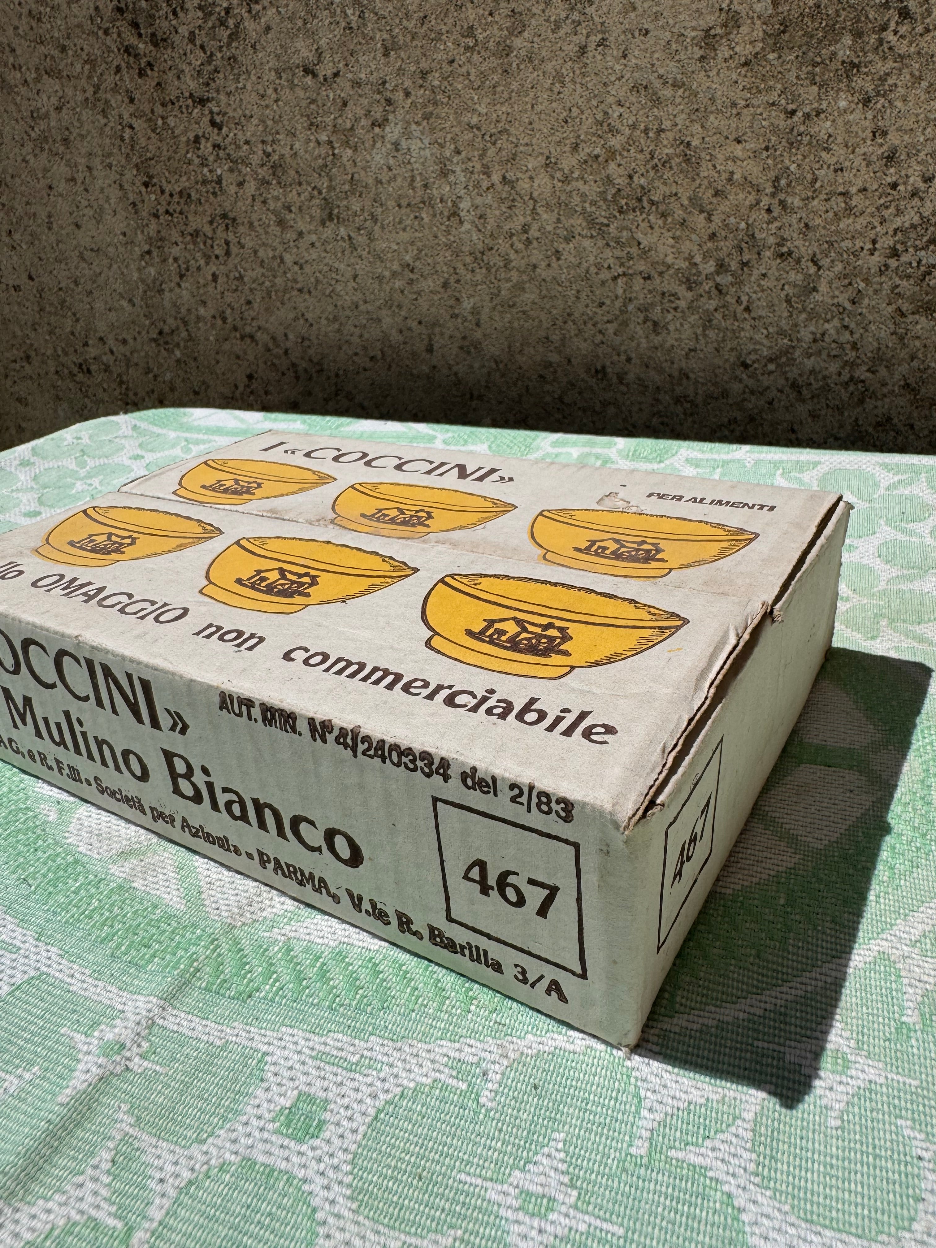 6 Mulino Bianco Barilla cups