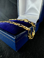 9ct Yellow Gold Curb Bracelet 7in