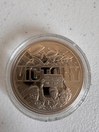 Lot 30: The 70th Anniversary of
VE DAY Certificate of Authenticity
Guernsey £5 Proof Coin (Estimate £25-40)