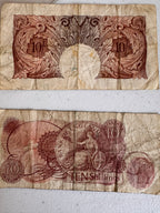 Lot 25: English old notes x 3 (Estimate £5-20)