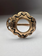 Italian 12k Rose Gold Ring