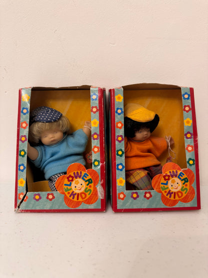 Lot 7: Vintage Flower Kids Toy Dolls x 2 (Estimate £15-30)