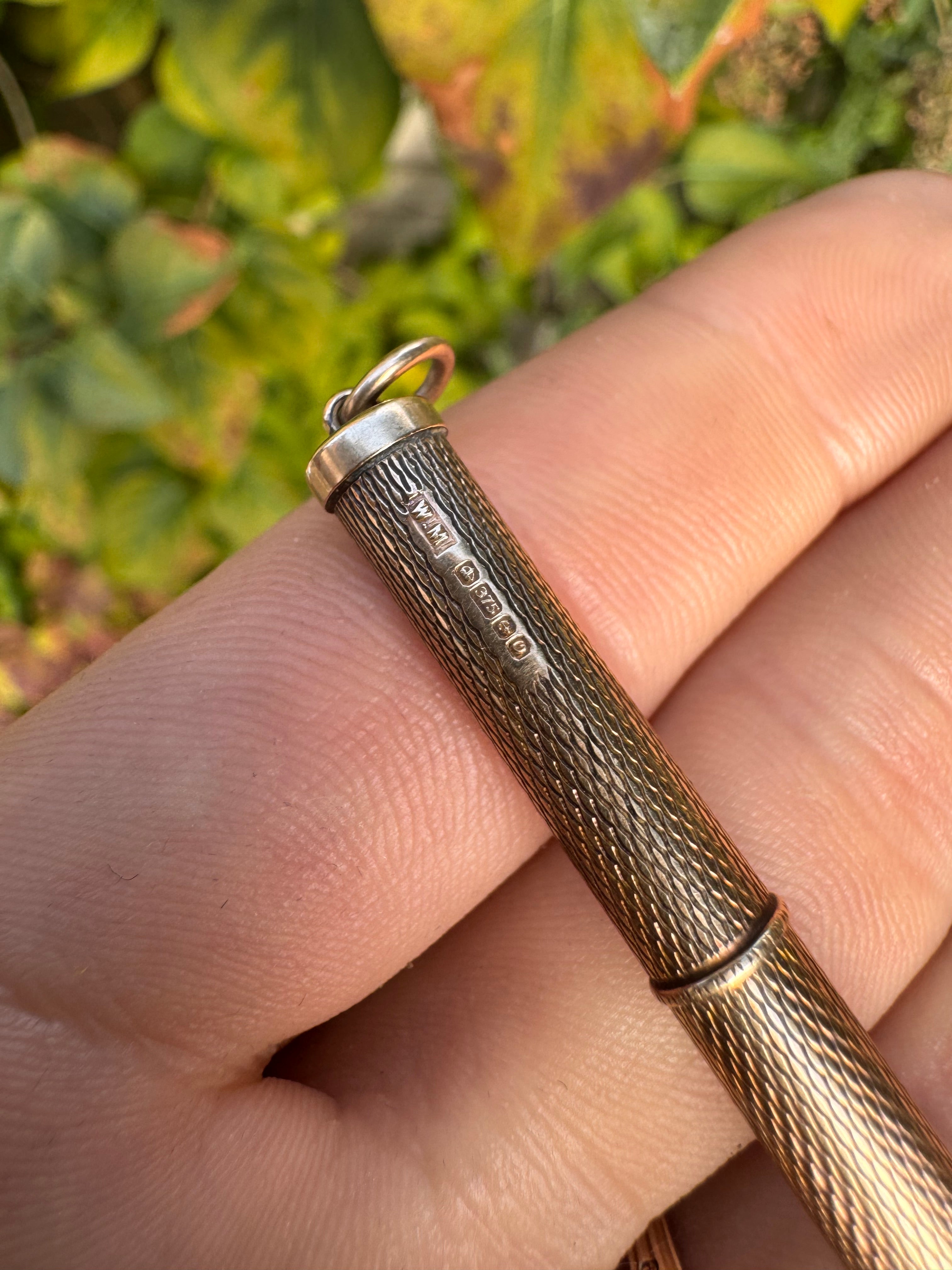 9ct Yellow Gold Solid Tooth Pick