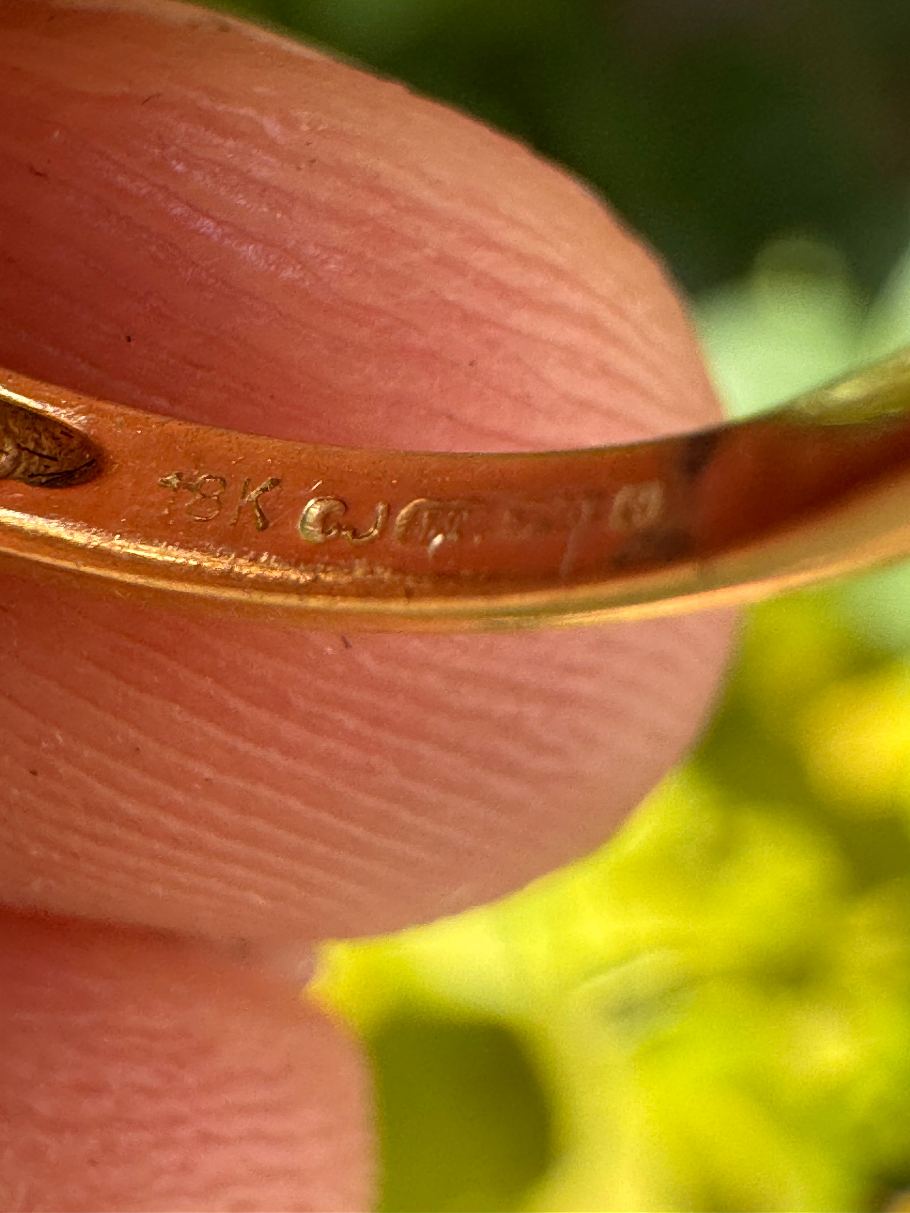 18ct Diamond Yellow Gold and Platinum (setting) Ring