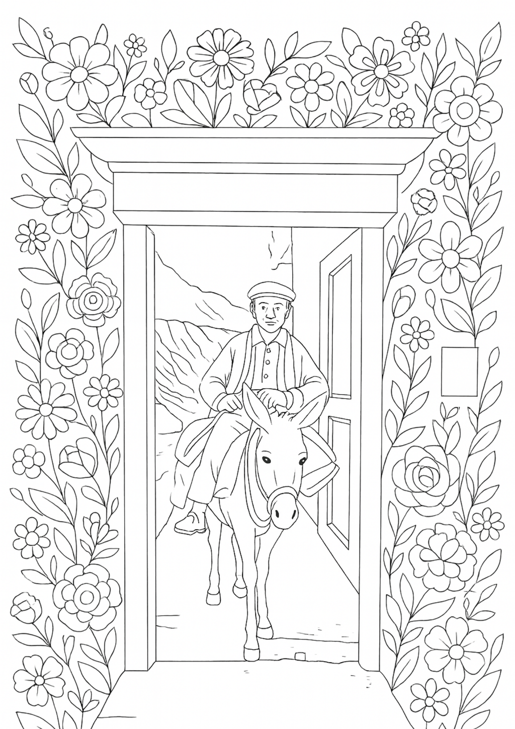 Sicily Colouring Book (Issue One) Illustrated by George Laing (Pre-Order) First Release of 50