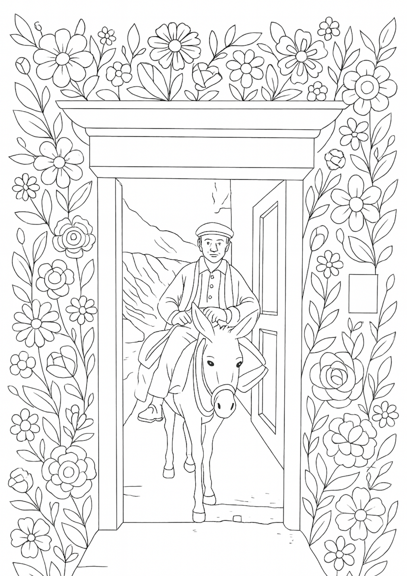 Sicily Colouring Book (Issue One) Illustrated by George Laing (Pre-Order) First Release of 50