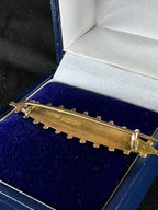 9ct Yellow Gold Vintage Brooch