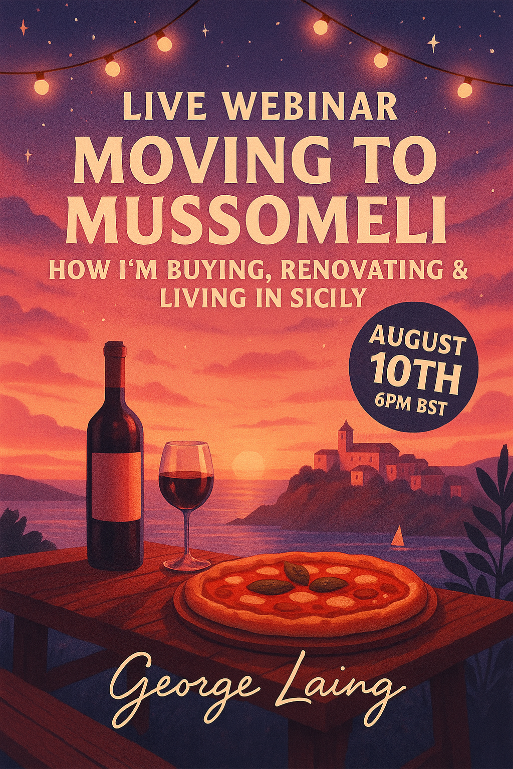 Moving to Mussomeli – Live €1 House Webinar with George Laing