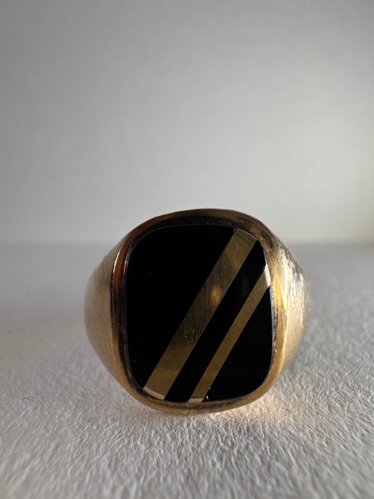 9ct Gold Onyx Ring