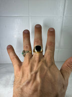 9ct Yellow Gold Onyx Ring