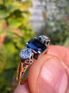 18ct Yellow Gold Sapphire Ring