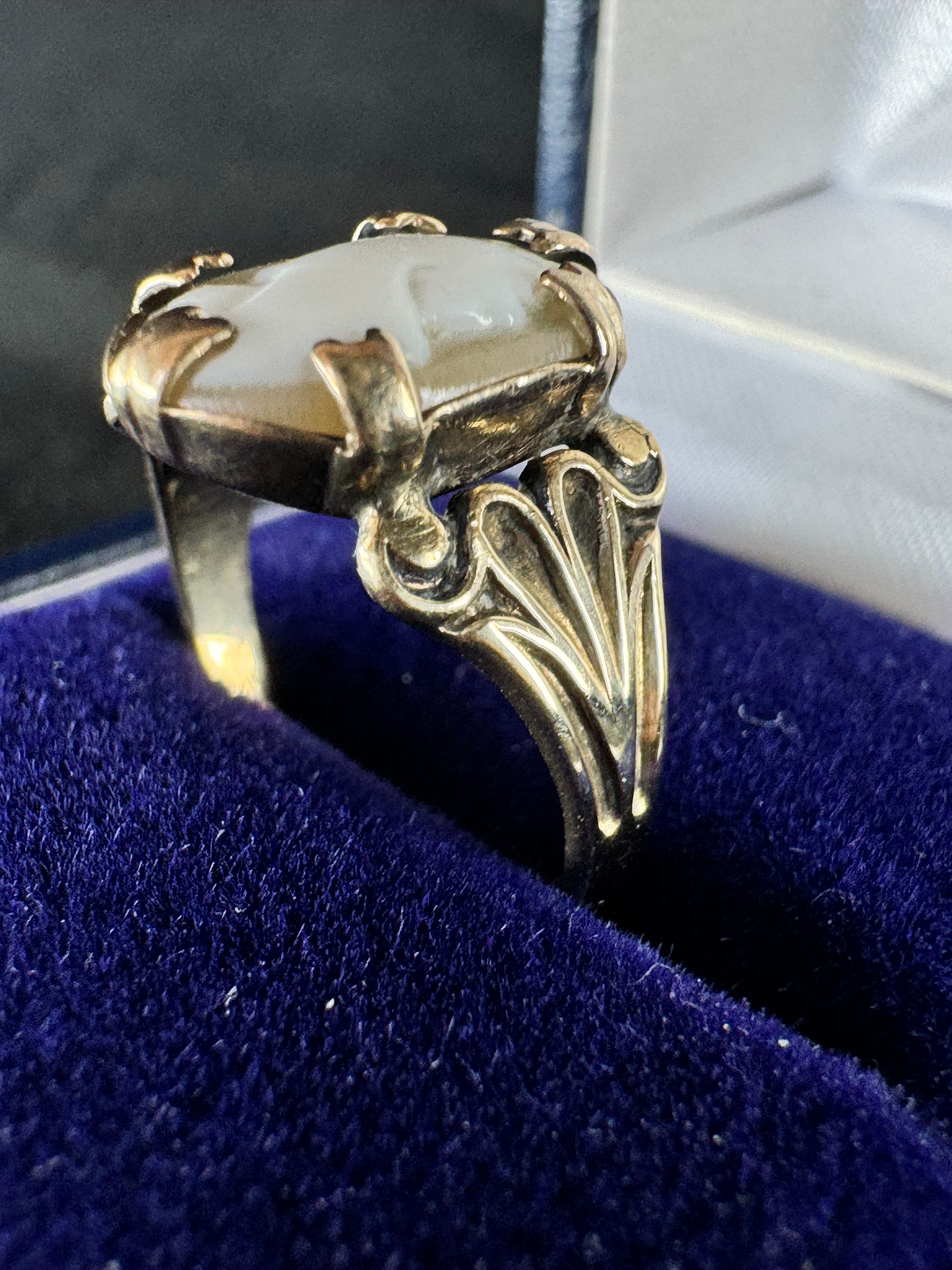 9ct Yellow Gold Cameo Ring