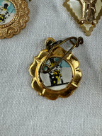 9 Vintage Religious Pin Badges joblot (SICILY HOUSE)