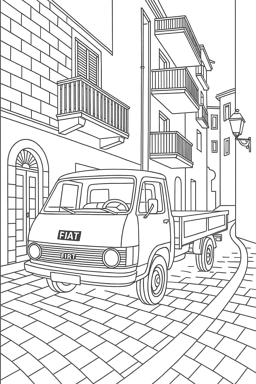 Sicily Colouring Book (Issue One) Illustrated by George Laing (Pre-Order) First Release of 50