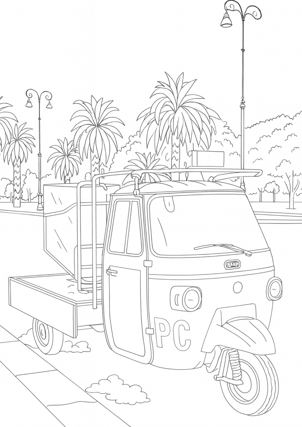 Sicily Colouring Book (Issue One) Illustrated by George Laing (Pre-Order) First Release of 50