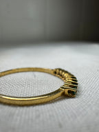 18ct Yellow Gold Emerald Eternity Ring