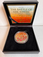 Lot 29: THE BATTLE OF THE SOMME
FIVE POUND PROOF COIN
Certificate of Authenticity (Estimate £25-40)