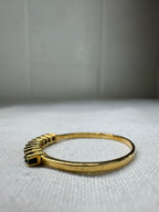 18ct Yellow Gold Emerald Eternity Ring