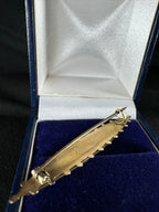 9ct Yellow Gold Vintage Brooch