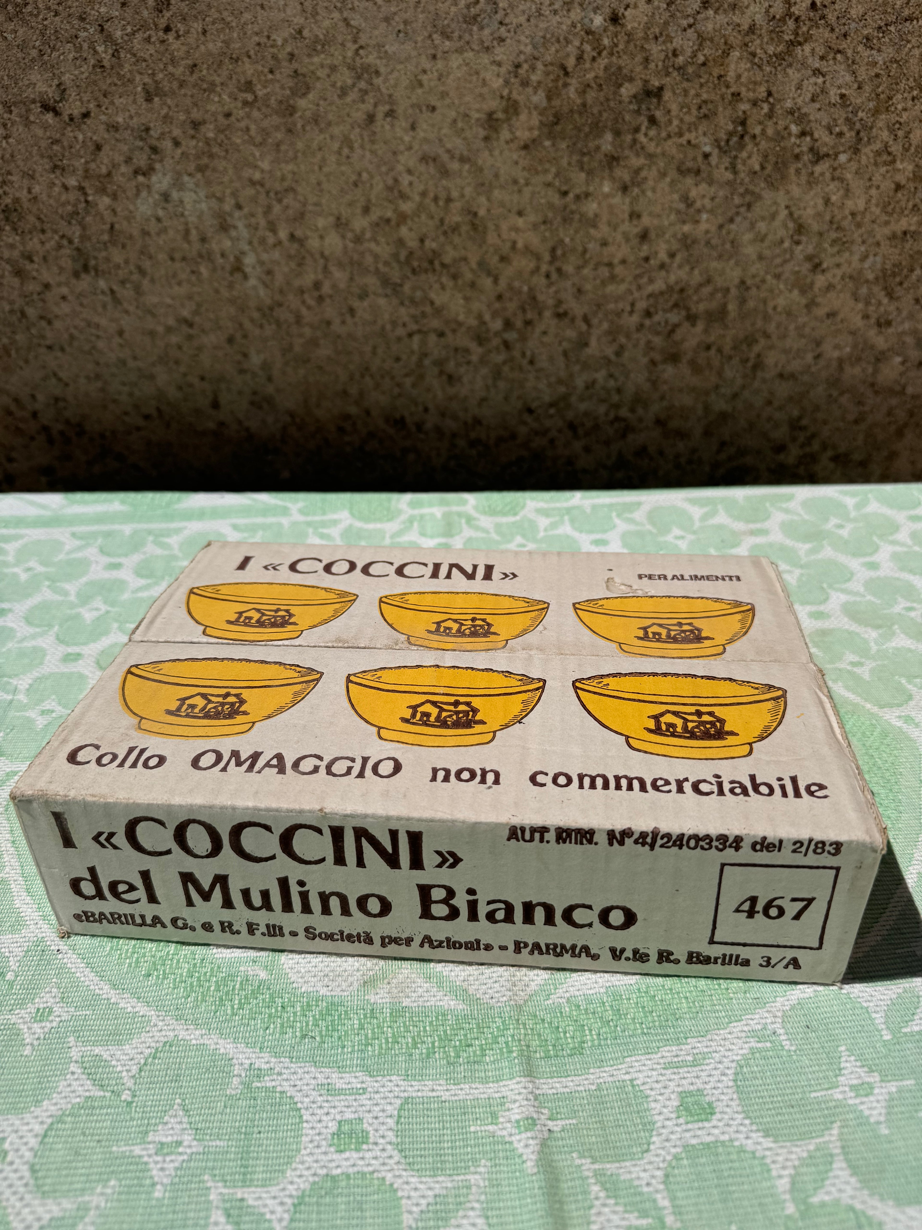 6 Mulino Bianco Barilla cups