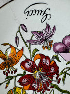 Gucci Small Floral Plate Women of the Year Luncheon 1984