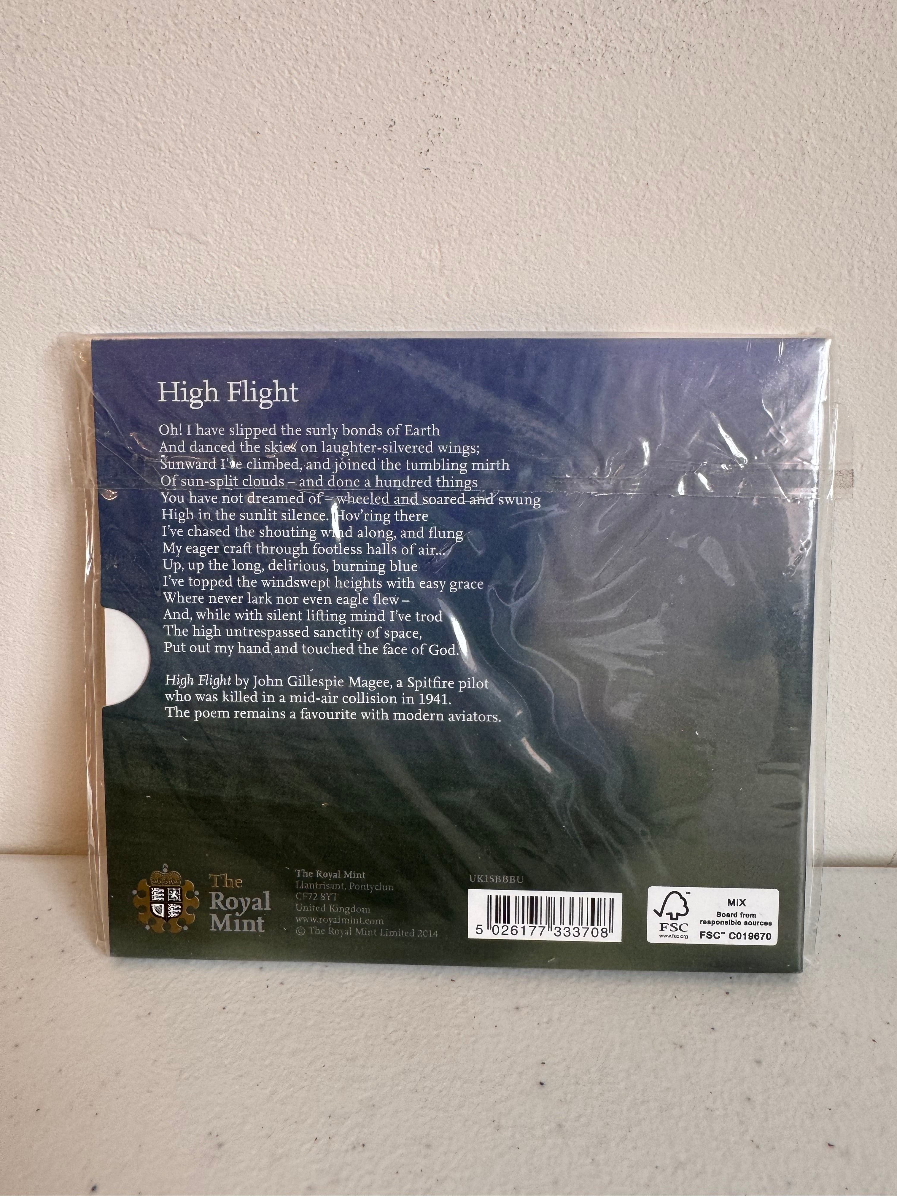 Lot 24: 75th Anniversary of the Battle of Britain 2015 UK 50p Brilliant Uncirculated Coin (Estimate £5-20)