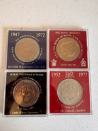 Lot 2: Coins Crowns x 8 (Estimate £10-20)