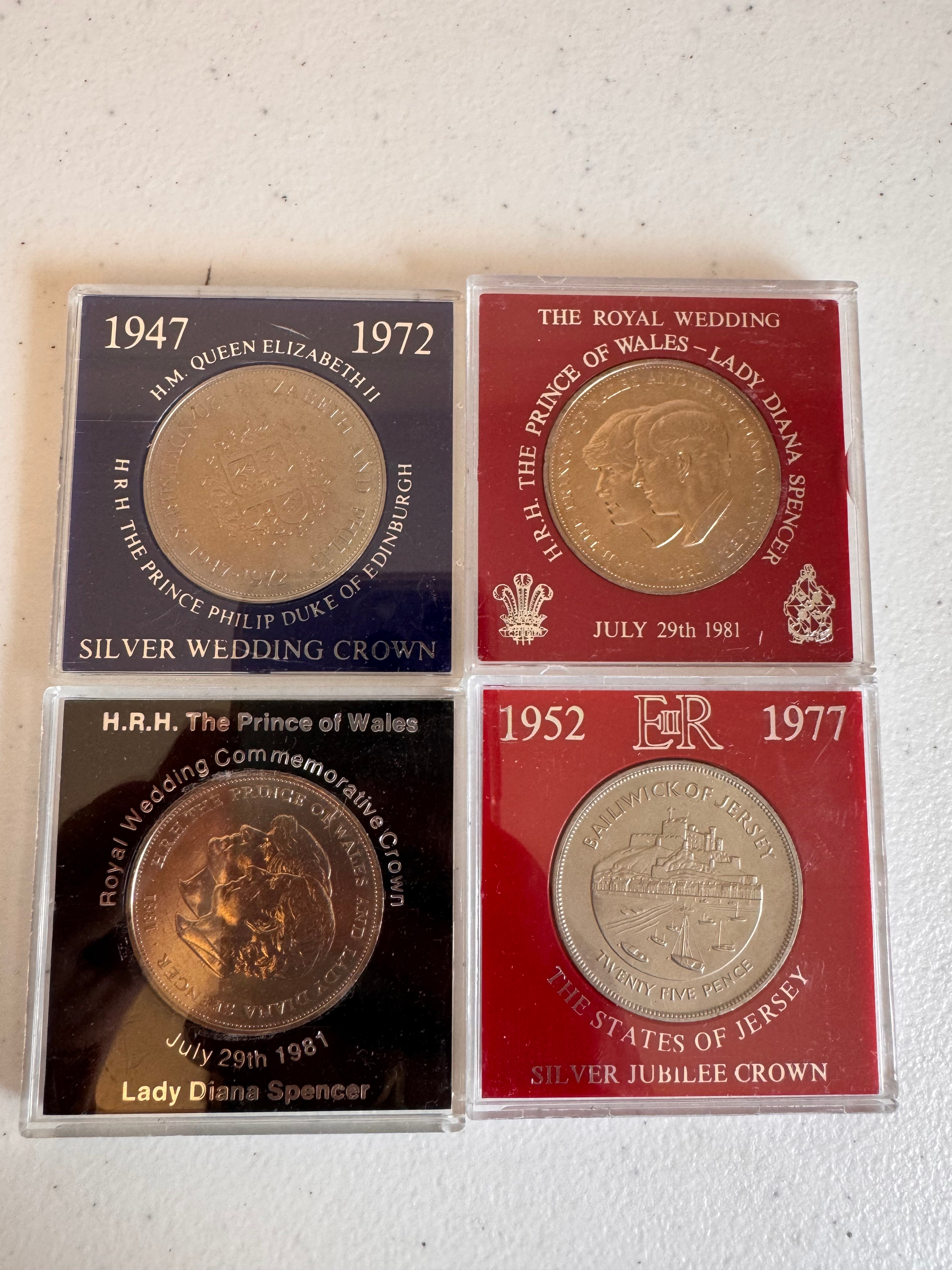 Lot 2: Coins Crowns x 8 (Estimate £10-20)