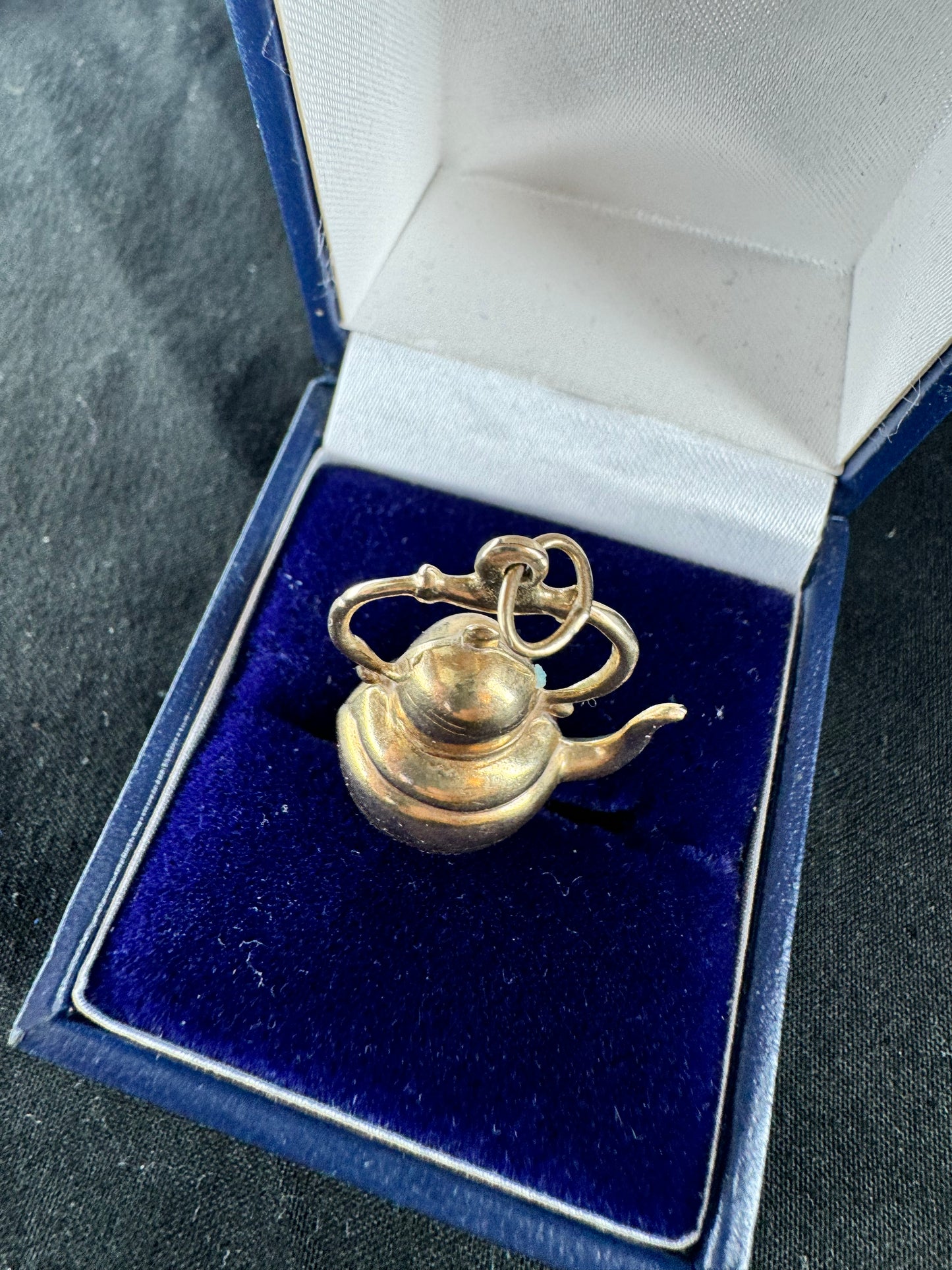 9ct Yellow Gold Teapot Pendant / Charm