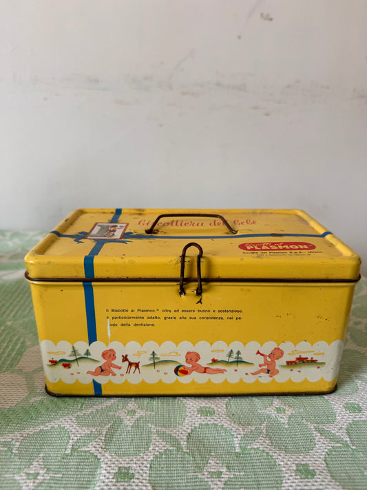 Vintage Italian Metal Tin