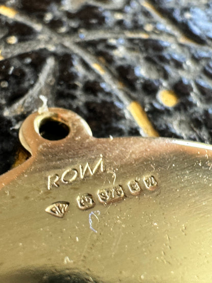 9ct Yellow Gold Scorpion Pendant