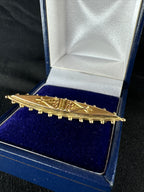 9ct Yellow Gold Vintage Brooch