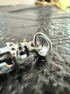 9ct White Gold Cubic Zirconia Cross Pendant