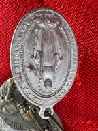 Five vintage religious Italian  pendants