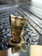 9ct Yellow Gold Circle Tag Pendant