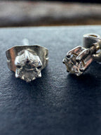 18ct White Gold Diamond Earrings 0.1ct (approx each)
