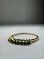 18ct Yellow Gold Emerald Eternity Ring