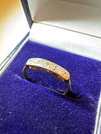 18ct Yellow Gold Platinum Diamond Solitaire Ring