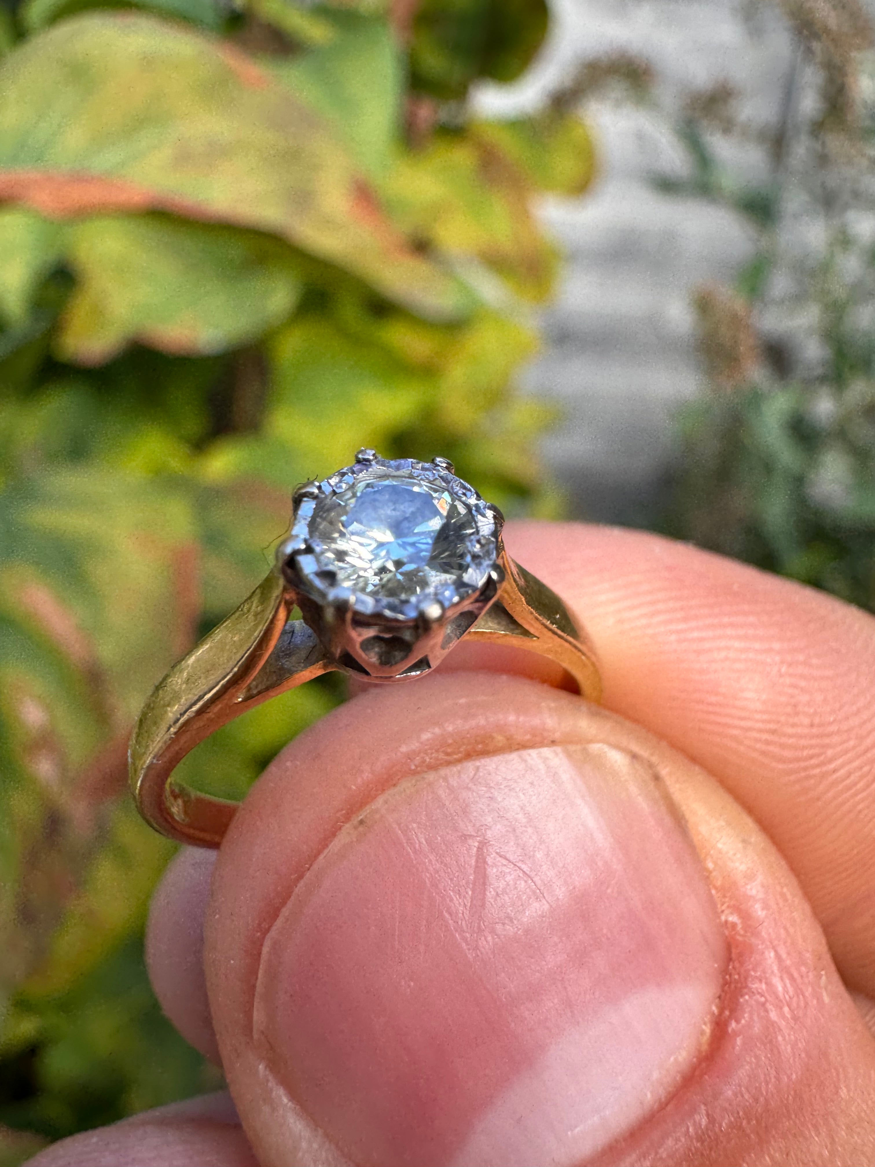 18ct Diamond Solitaire Ring