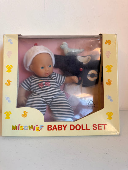 Lot 30: Mischief Baby Doll set (Estimate £10-20)