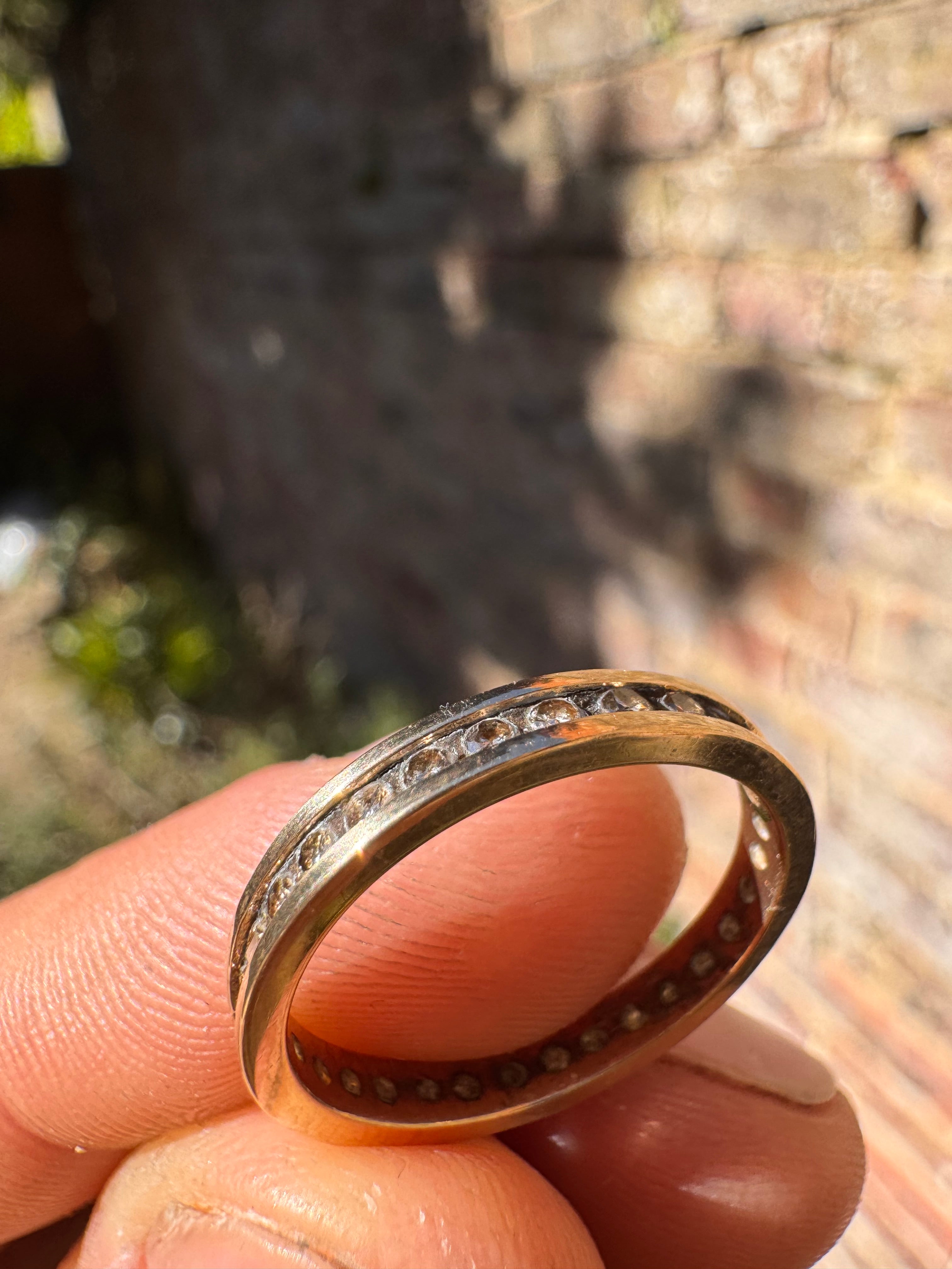 10ct Gold Diamond Eternity airing
