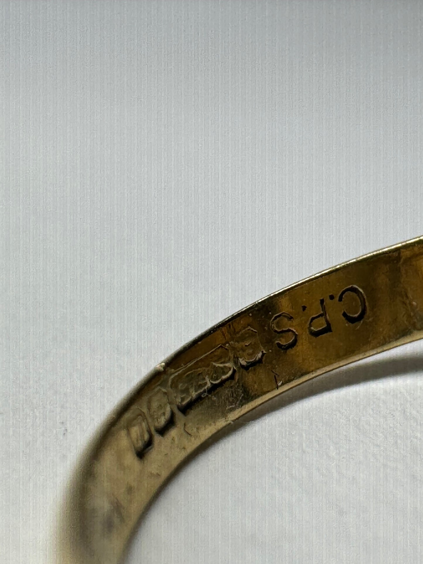 Vintage 9ct Yellow Gold Cameo Ring