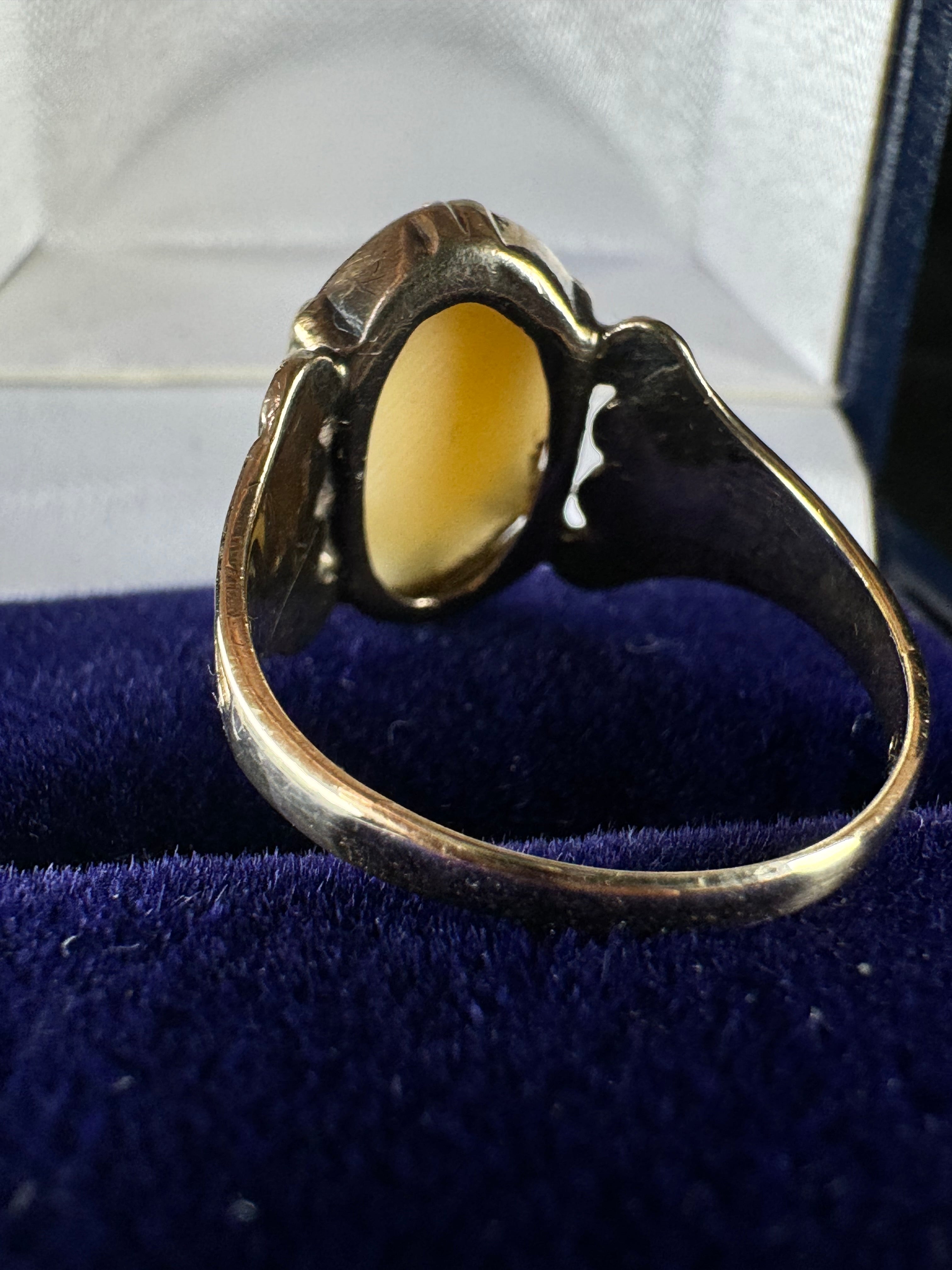 9ct Yellow Gold Cameo Ring