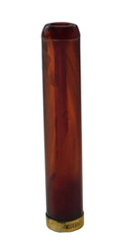(An amber cheroot holder, with an 18ct gold collar, in fitted case