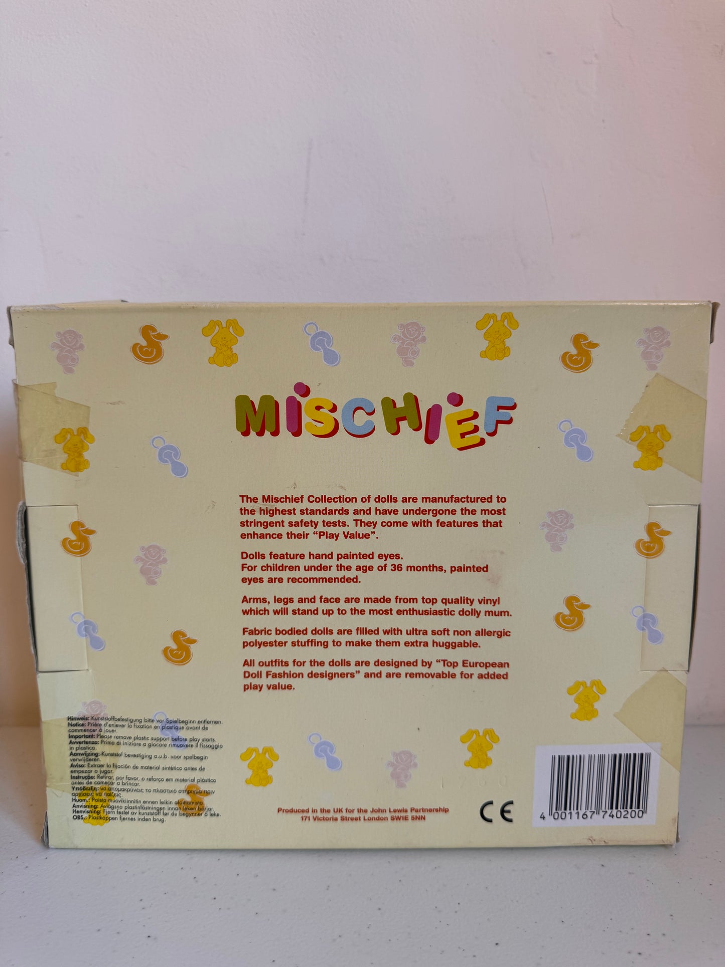 Lot 30: Mischief Baby Doll set (Estimate £10-20)
