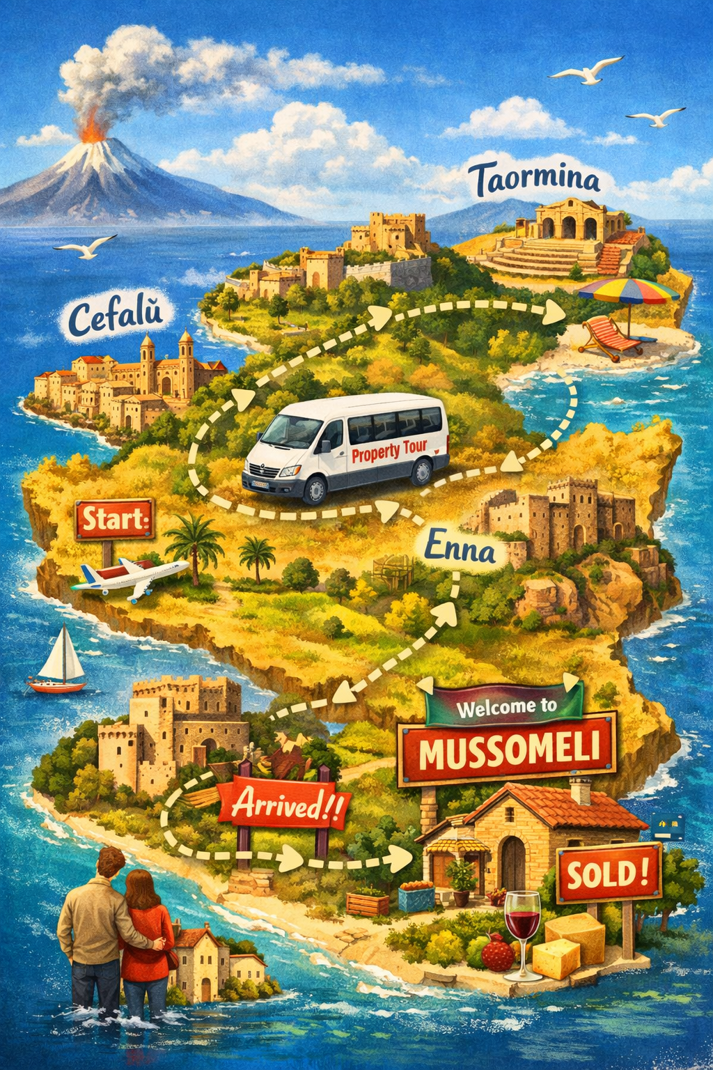 5-6 Day Sicily Property Buying Tour with George Laing (10% deposit secure place)