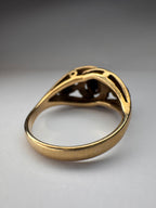 9ct Sapphire Trilogy Yellow Gold Ring